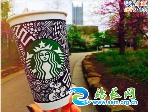 星巴克纸杯涂鸦比赛