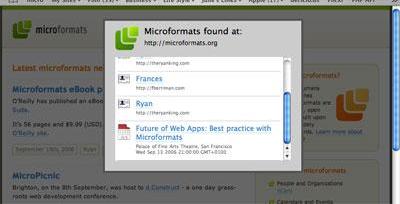 Microformats Bookmarklet (΢ʽǩ)