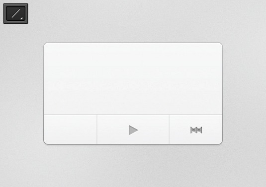 PS新手教程!打造一枚简约音乐播放器