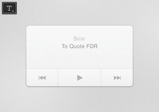 PS新手教程!打造一枚简约音乐播放器