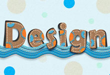 ��PHOTOSHOP�д����ɰ��ķ�֯����������Ч