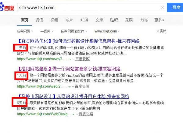 网站24小时收录小技巧分享