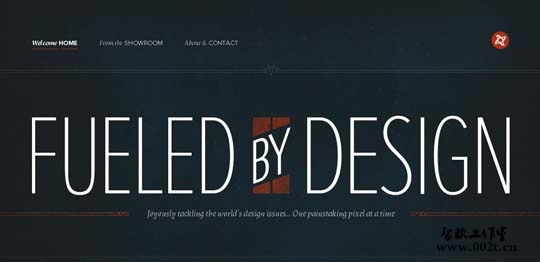 big typography in web design