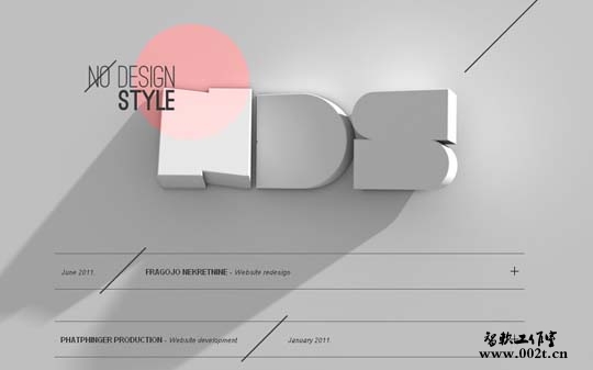 big typography in web design