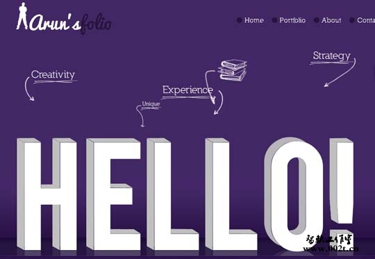 big typography in web design