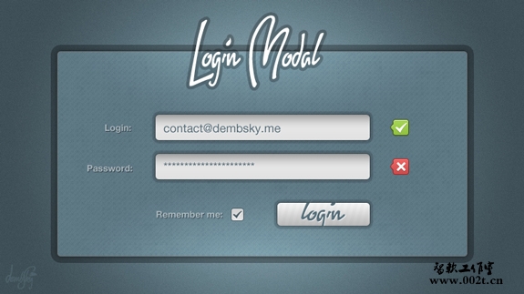 Useful Login Page Template 14 20 Useful Login Page Template   Free PSD Files