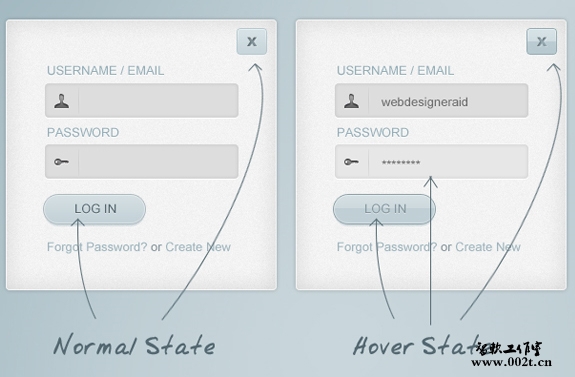 Useful Login Page Template 04 20 Useful Login Page Template   Free PSD Files