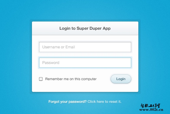 Useful Login Page Template 02 20 Useful Login Page Template   Free PSD Files