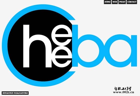 big typography in web design