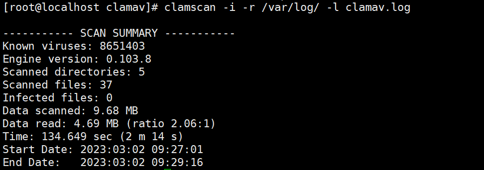 Linuxװɱ(©ɨ蹤)ClamAV ʼ澯ָ_ά_03