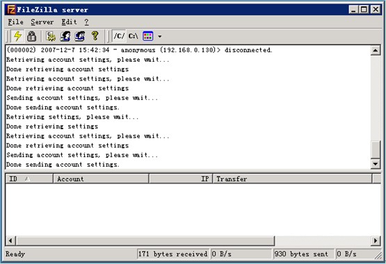 FileZilla Serverļ¼־
